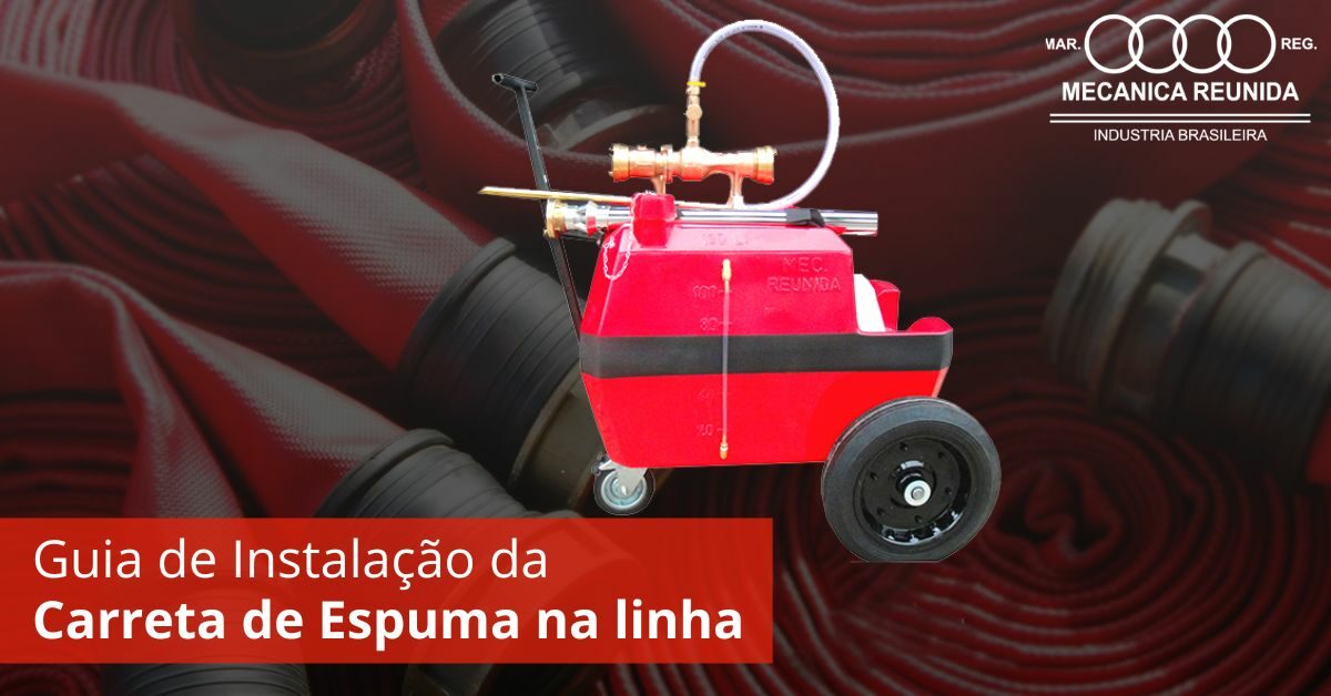 Guia de Instalação da Carreta de Espuma na linha