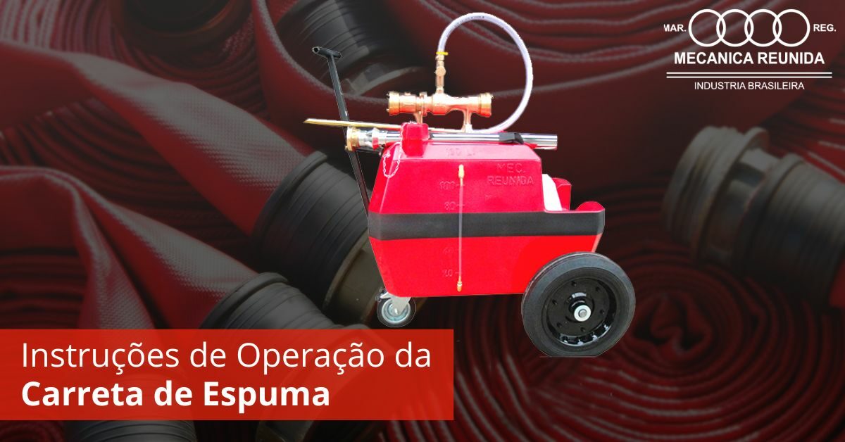 Instruções de Operação da Carreta de Espuma