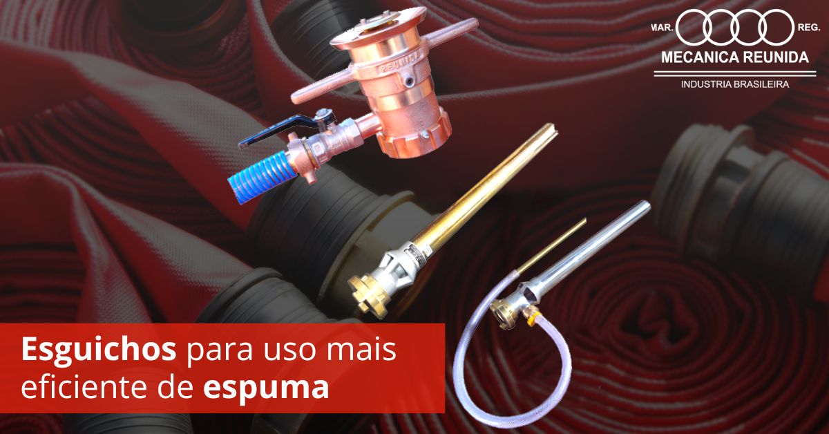 Esguichos para uso mais eficiente de espuma