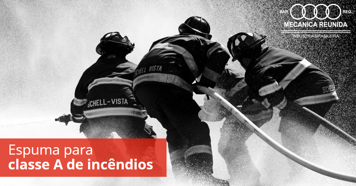 Espuma para classe A de incêndios