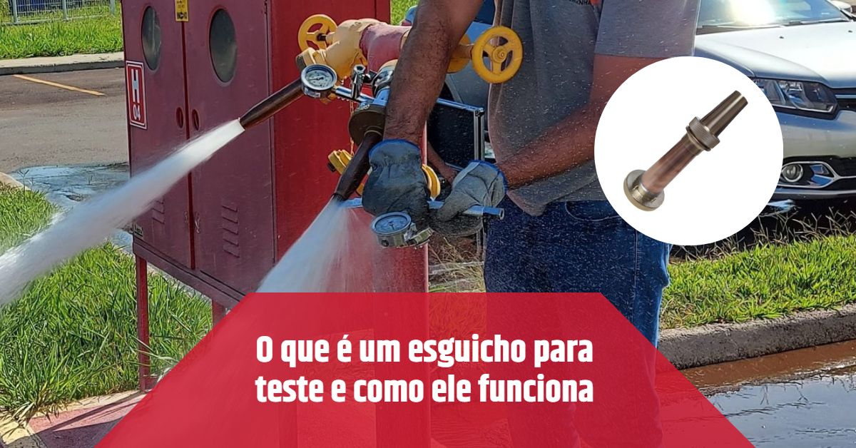 O que é um esguicho para teste e como ele funciona