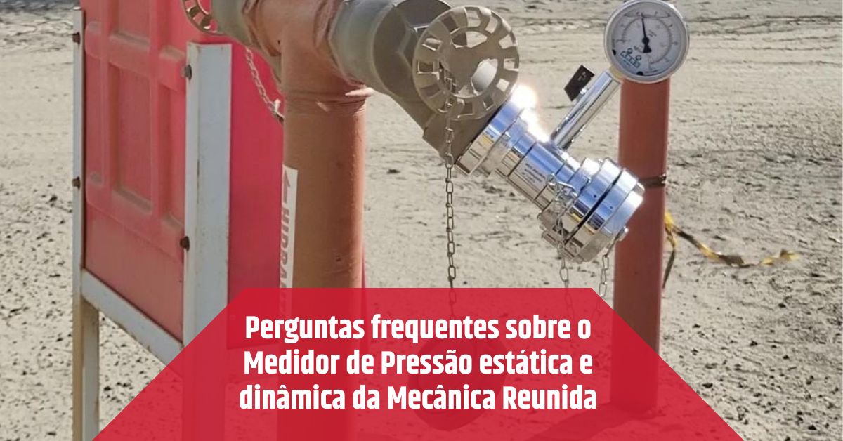 Perguntas frequentes sobre o Medidor de Pressão estática e dinâmica da Mecânica Reunida