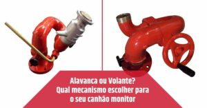 Leia mais sobre o artigo Alavanca ou Volante? Qual mecanismo escolher para o seu canhão monitor