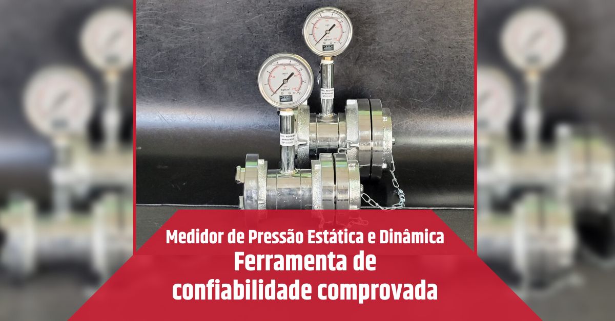 Medidor de Pressão Estática e Dinâmica: Ferramenta de confiabilidade comprovada