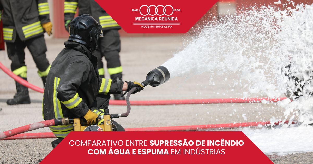 Leia mais sobre o artigo Comparativo Entre Supressão de Incêndio com Água e Espuma em Indústrias